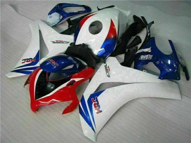 Abs Motocicleta Plástico CBR 1000RR 2008-2011 - Branco Azul Abs Motocicleta Plástico CBR 1000RR 2008-2011 - Branco Azul