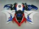 Abs Motocicleta Plástico CBR 1000RR 2008-2011 - Branco Azul Abs Motocicleta Plástico CBR 1000RR 2008-2011 - Branco Azul