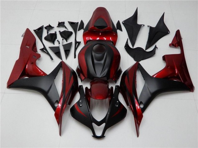 Abs Motocicleta Plástico CBR 600RR 2007-2008 - Vermelho Preto Abs Motocicleta Plástico CBR 600RR 2007-2008 - Vermelho Preto