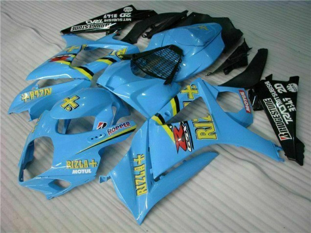 Abs Motocicleta Plástico GSXR 1000 K7 2007-2008 - Azul