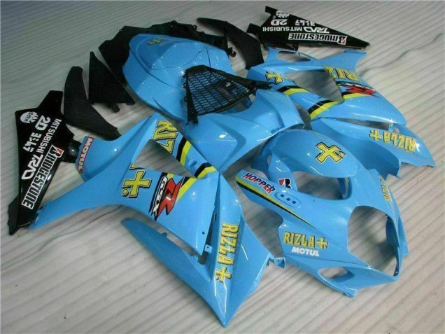 Abs Motocicleta Plástico GSXR 1000 K7 2007-2008 - Azul