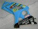 Abs Motocicleta Plástico GSXR 1000 K7 2007-2008 - Azul