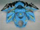 Abs Motocicleta Plástico GSXR 1000 K7 2007-2008 - Azul