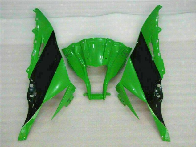 Abs Motocicleta Plástico ZX10R 2011-2015 - Verde Preto