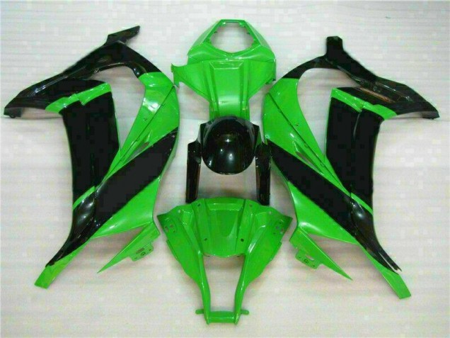 Abs Motocicleta Plástico ZX10R 2011-2015 - Verde Preto