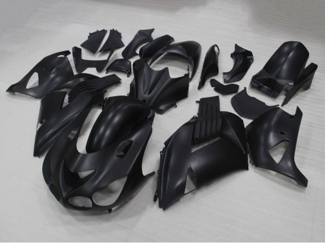 Abs Motocicleta Plástico ZX14R ZZR 1400 2006-2011 - Preto Fosco