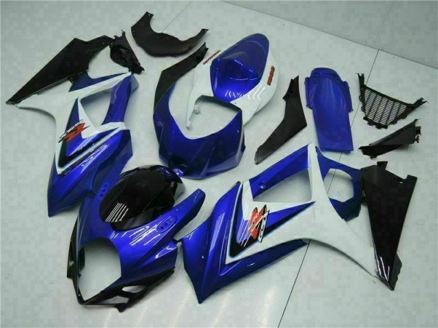 Abs Motocicleta Plásticos GSXR 1000 K7 2007-2008 - Azul