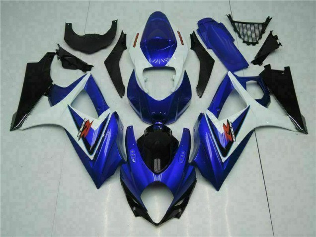 Abs Motocicleta Plásticos GSXR 1000 K7 2007-2008 - Azul