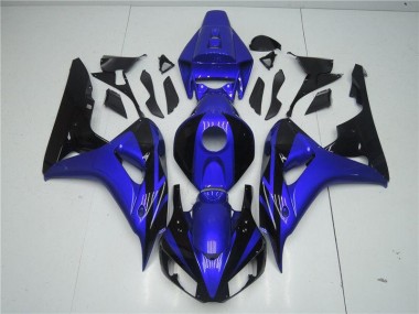 Carenagem Moto CBR 1000RR 2006-2007 - Azul Preto