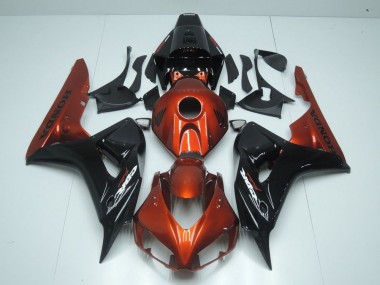 Carenagem Moto CBR 1000RR 2006-2007 - Laranja & Preto