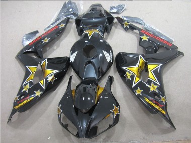 Carenagem Moto CBR 1000RR 2006-2007 - Preto Amarelo ENERGY Drink