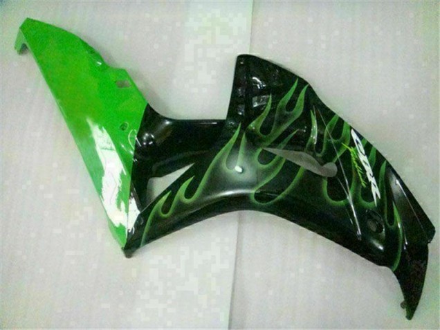 Carenagem Moto CBR 1000RR 2006-2007 - Verde Chama Preto Carenagem Moto CBR 1000RR 2006-2007 - Verde Chama Preto