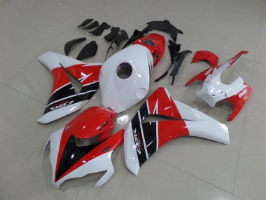 Carenagem Moto CBR 1000RR 2008-2011 - Preto Branco & Vermelho