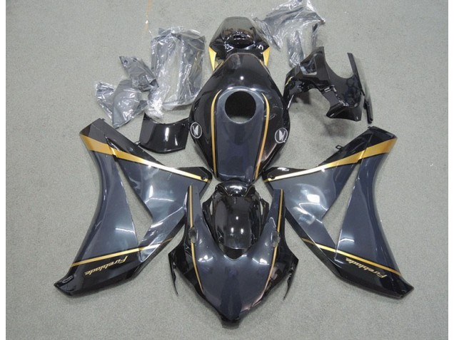 Carenagem Moto CBR 1000RR 2008-2011 - Preto Ouro Fireblade