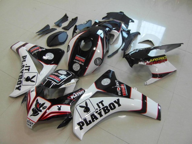 Carenagem Moto CBR 1000RR 2008-2011 - Preto Playboy