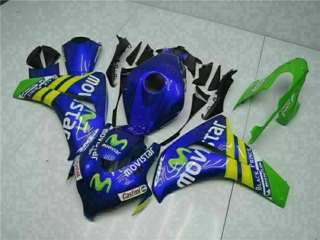 Carenagem Moto CBR 1000RR 2008-2011 - Verde Azul