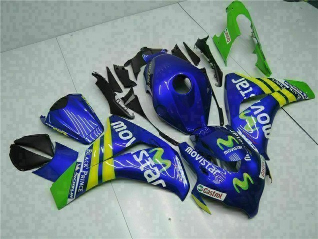 Carenagem Moto CBR 1000RR 2008-2011 - Verde Azul