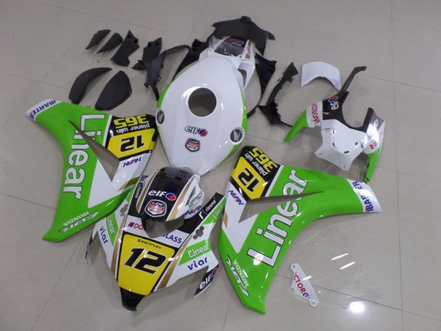 Carenagem Moto CBR 1000RR 2008-2011 - Verde Linear 12