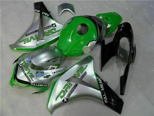 Carenagem Moto CBR 1000RR 2008-2011 - Verde Prata