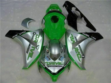 Carenagem Moto CBR 1000RR 2008-2011 - Verde Prata