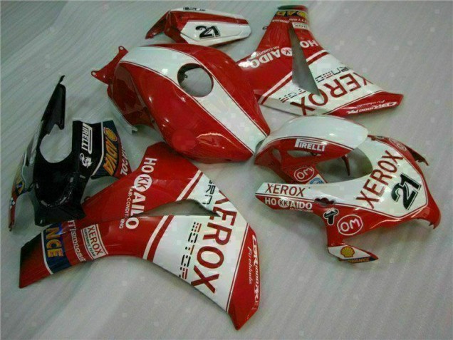 Carenagem Moto CBR 1000RR 2008-2011 - Vermelho Xerox 21