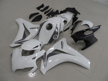 Carenagem Moto CBR 1000RR 2012-2016 - Branco & Cinzento