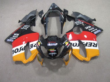 Carenagem Moto CBR 600 F4 1999-2000 - Vermelho Preto Repsol