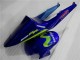 Carenagem Moto CBR 600RR 2003-2004 - Azul Verde Movistar Castrol Carenagem Moto CBR 600RR 2003-2004 - Azul Verde Movistar Castrol
