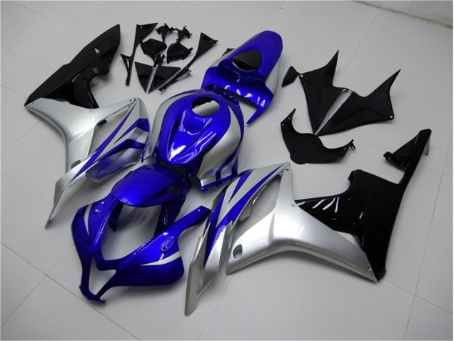 Carenagem Moto CBR 600RR 2007-2008 - Azul Prata Preto