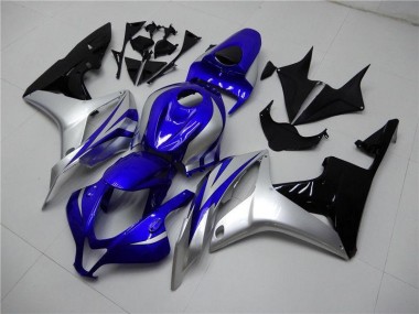 Carenagem Moto CBR 600RR 2007-2008 - Azul Prata Preto