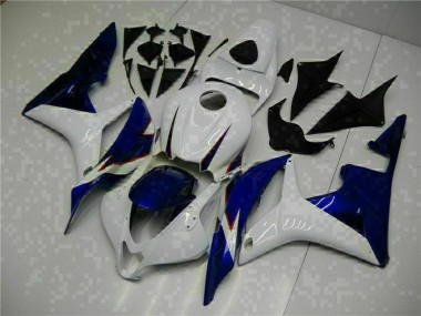 Carenagem Moto CBR 600RR 2007-2008 - Branco Azul