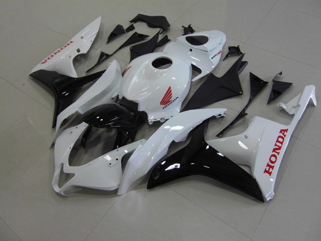 Carenagem Moto CBR 600RR 2007-2008 - Branco Pérola Preto Carenagem Moto CBR 600RR 2007-2008 - Branco Pérola Preto