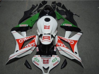 Carenagem Moto CBR 600RR 2007-2008 - Branco Vermelho MORELLATO San Carlo