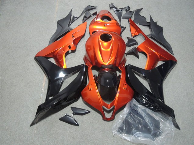 Carenagem Moto CBR 600RR 2007-2008 - Laranja Preto
