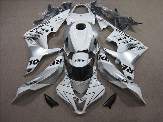 Carenagem Moto CBR 600RR 2007-2008 - Prata Repsol