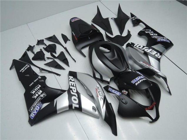 Carenagem Moto CBR 600RR 2007-2008 - Prata Repsol Preto