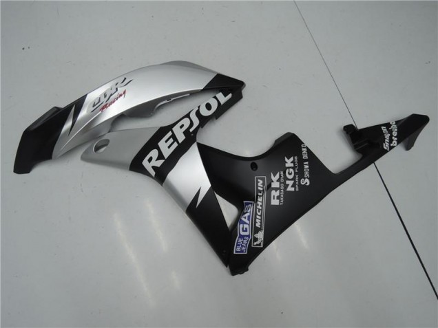 Carenagem Moto CBR 600RR 2007-2008 - Prata Repsol Preto
