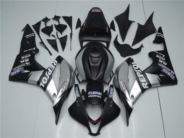 Carenagem Moto CBR 600RR 2007-2008 - Prata Repsol Preto