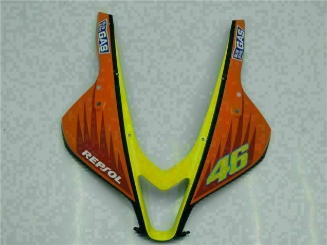 Carenagem Moto CBR 600RR 2007-2008 - Preto Amarelo Repsol 46