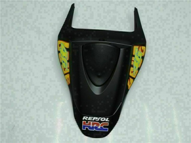 Carenagem Moto CBR 600RR 2007-2008 - Preto Amarelo Repsol 46