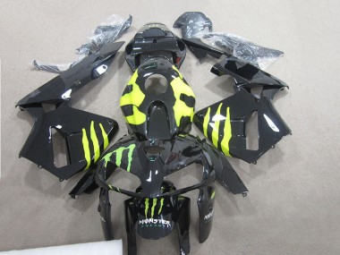 Carenagem Moto CBR 600RR 2007-2008 - Preto Monster Verde