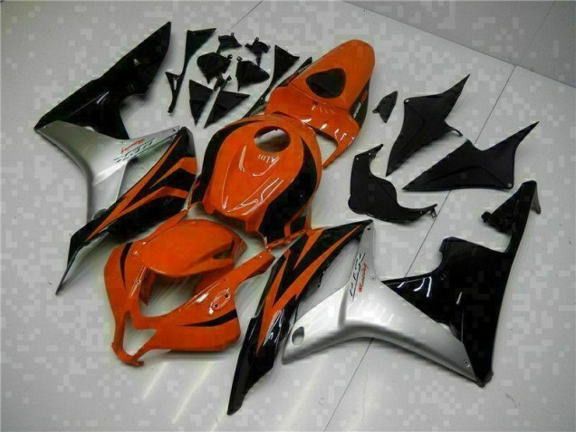Carenagem Moto CBR 600RR 2007-2008 - Preto Vermelho Prata Carenagem Moto CBR 600RR 2007-2008 - Preto Vermelho Prata