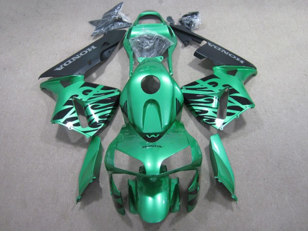 Carenagem Moto CBR 600RR 2007-2008 - Verde Preto Carenagem Moto CBR 600RR 2007-2008 - Verde Preto