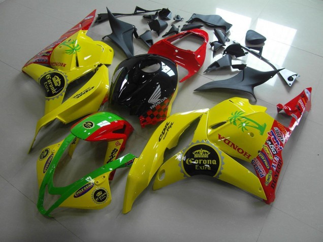 Carenagem Moto CBR 600RR 2009-2012 - Amarelo Corona Extra Carenagem Moto CBR 600RR 2009-2012 - Amarelo Corona Extra