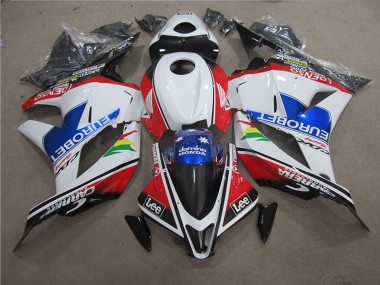 Carenagem Moto CBR 600RR 2009-2012 - Azul Branco EUROBET Lee