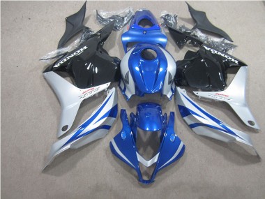 Carenagem Moto CBR 600RR 2009-2012 - Azul Prata Preto