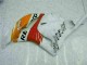 Carenagem Moto CBR 600RR 2009-2012 - Branco Laranja Repsol