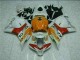 Carenagem Moto CBR 600RR 2009-2012 - Branco Laranja Repsol