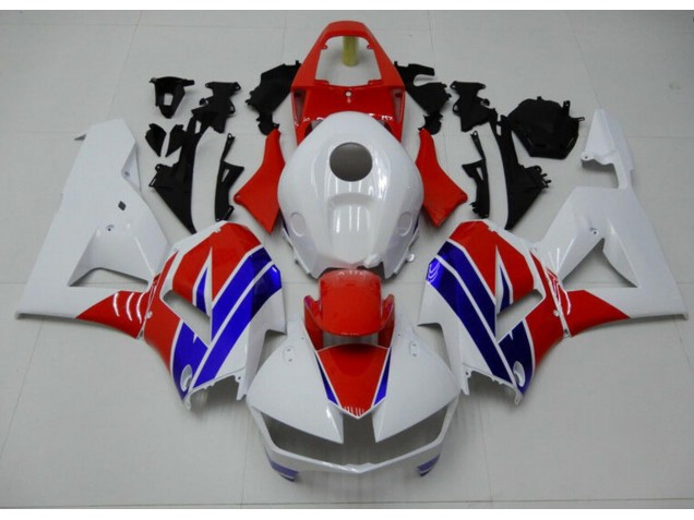 Carenagem Moto CBR 600RR 2013-2021 - Branco Azul Vermelho