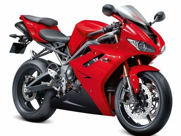 Carenagem Moto Daytona 675 Triple 2009-2012 - Vermelho Preto Carenagem Moto Daytona 675 Triple 2009-2012 - Vermelho Preto